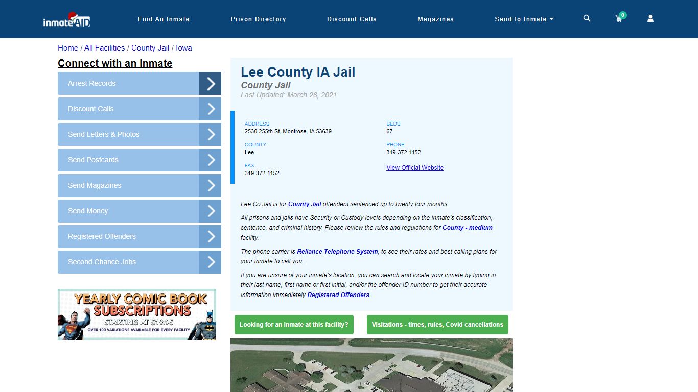 Lee County IA Jail - Inmate Locator - Montrose, IA